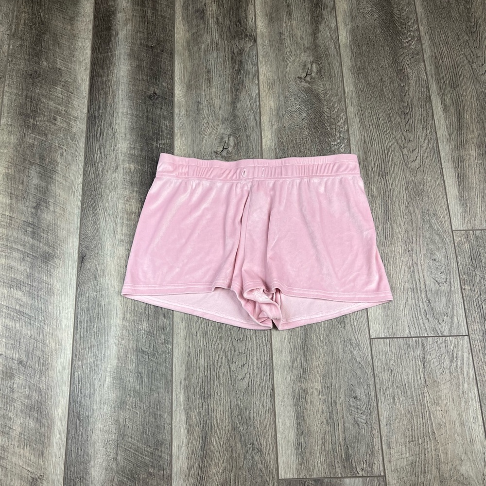 Juicy Couture Pink Velour Shorts
